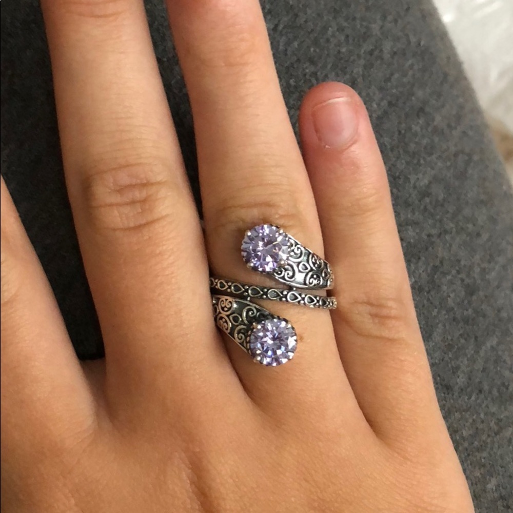 925 Silver Wrap Ring - image 1